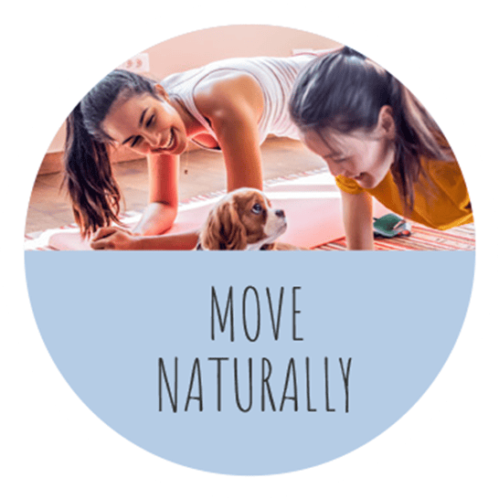 Move Naturally icon for rewards program